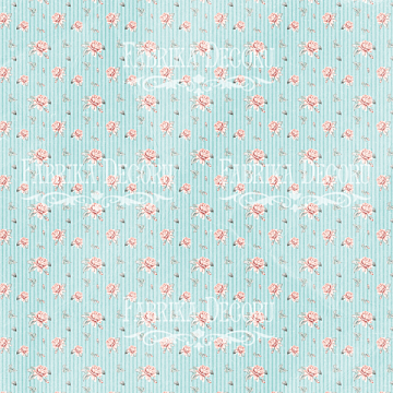 Sheet of double-sided paper for scrapbooking Shabby baby girl redesign #34-04 12"x12"