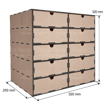 Desk organizer kit for stationery, accessories, artistic or creative materials, #274 - 2