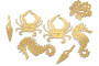 Набор чипбордов Морские обитатели 10х15 см #322