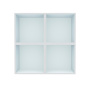 Shelf 400mm x 400mm x 250mm, White body, Back Panel MDF - 5