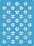 Трафарет многоразовый 15x20см Рождественский фон #176