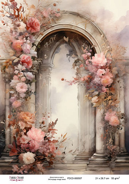 Decoupage-Karte #0507, 21x29,7 cm