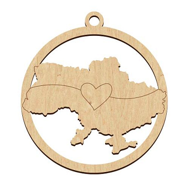 Figurine for painting and decorating #546 "Ukraine in the heart" Figurine for painting and decorating #546 "Ukraine in the heart"