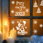 Stencil for decoration XL size (30*30cm), Snowman #179 - 0