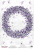 deco vellum colored sheet lavender wreath, a3 (11,7" х 16,5")