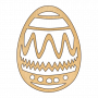 Фигурка для раскрашивания и декорирования, #243 "Пасхальное яйцо-59"
