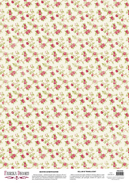 Deco vellum colored sheet Cranberries, A3 (11,7" х 16,5")