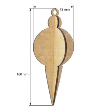 Blank for decoration New year tree toy 40, #473 - 2