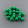 Pompons für Kreativität, Grün Mini, 20stk, D=15 mm