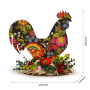 Интерьерная декоративная композиция «Петриковский петушок», #07