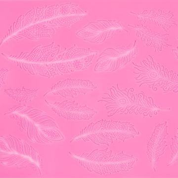 Silicone mat, Lace feathers #08 - 2 Silicone mat, Lace feathers #08 - 2
