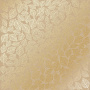 Einseitig bedruckter Papierbogen mit Goldfolienprägung, Muster Golden Leaves mini, Farbe Kraft