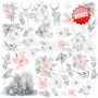 Double-sided scrapbooking paper set Winter melody 12"x12", 10 sheets - 10