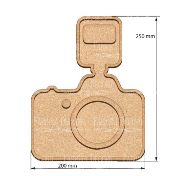 Art board Camera 20х25 cm - 2