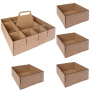 Insert with handle and 4 trays for Smart Box organizer, 3mm HDF, 325x325x210 mm, #11 - 2