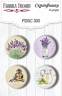 скрапфишки набор 4шт lavender provence 1 #300 