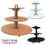 Candy stand for 3 tiers with handle, 300 х 290mm, #408