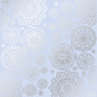 Blatt aus einseitig bedrucktem Papier mit Silberfolie, Muster Silberne Servietten Lila 30,5 x 30,5 cm