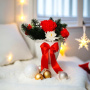 “Christmas Flowers” floral arrangement, 250 x 250 x 260 mm - 1