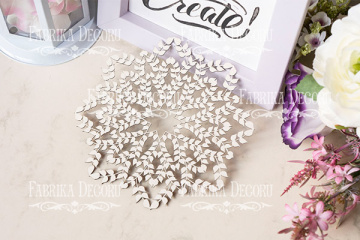 Набор чипбордов "Ажурная салфетка 16" color_Milk - 2  Набор чипбордов "Ажурная салфетка 16" color_Milk - 2