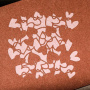 Stencil for crafts 14x14cm "Heart" #044 - 0