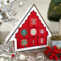 Mini Advent Calendar "Tiny" for 7 days with sticker numbers, DIY kit - 3