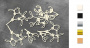 Набор чипбордов Омела 10х15 см #764
