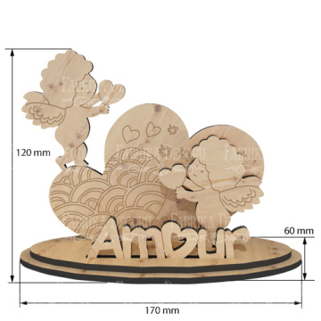 Blank for decoration #363 Cupids - 2 Blank for decoration #363 Cupids - 2