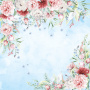 Double-sided scrapbooking paper set Peony garden 8"x8", 10 sheets - 1