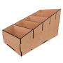 Organizer biurkowy na papiery, kartki, artykuły papiernicze, 120 x 250 x 140 mm, #025