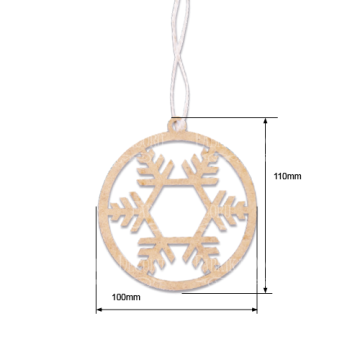 Blank for decoration "Christmas toy" #190 - 2