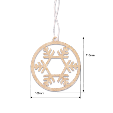 Blank for decoration "Christmas toy" #190 - 2