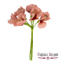 Bouquet of Carpathian bells, color English pink, 6 pcs