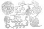 Набор чипбордов Flower mood 2 10х15 см #138