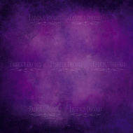 Sheet of double-sided paper for scrapbooking Violet aquarelle & Lavender  #42-04 12"x12"