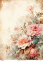 Decoupage card #0797, 29,7x42cm