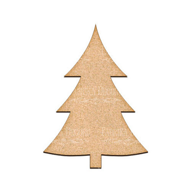  Art board Pine tree 18х25 cm