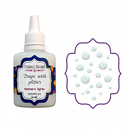стеклянные капли с глиттером северное сияние 30 мл фабрика декору