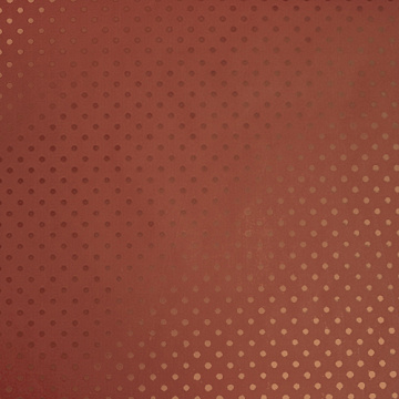 Arkusz kraft papieru z wzorem "Czerwony groszek"