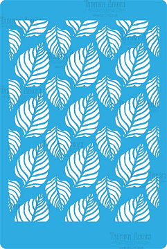 Bastelschablone 15x20cm "Blatthintergrund" #226