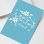 Stencil reusable, 15x20cm "Merry Christmas", #457 - 1