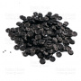 Sequins Round rosettes, black with iridescent nacre, #231 - 0