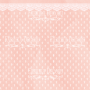 Sheet of double-sided paper for scrapbooking Shabby baby girl redesign #34-04 12"x12" - 0