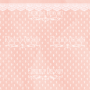 Blatt doppelseitiges Papier für Scrapbooking Shabby Baby Girl Redesign #34-04 12"x12"