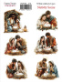 Set of stickers 5 pcs, Christmas, #413