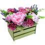 Blumenarrangement  „Sommergarten“, 250 x 250 x 260 mm