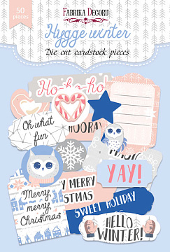 Set of die cuts Huge Winter, 50 pcs