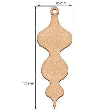 Blank for decoration New year tree toy 15, #446 - 2