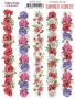 Kit of stickers Summer flowers #119