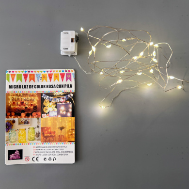 светодиодная гирлянда на батарейках, 1,9 м (20 led)  фабрика декору - 2